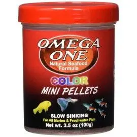 COLOR MINI PELLETS SINKING 100GR OMEGA ONE PECES