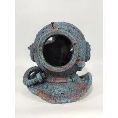 DECORACION PARA ACUARIO CASCO BUSO 15X14X14 CM