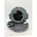 DECORACION ACUARIO CASCO BUZO 15X14X14 CM