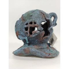 DECORACION PARA ACUARIO CASCO BUSO 15X14X14 CM