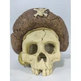 DECORACION ACUARIO CALABERA PIRATA 15X13X13