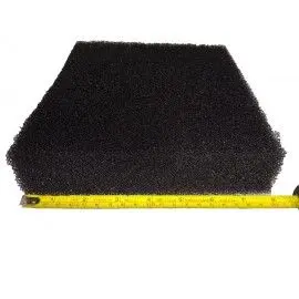 ESPUMA NEGRA FILTRACION ACUARIO PECES 20X20 CM BIOESPONJA