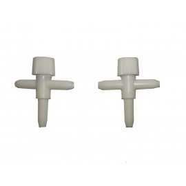 LLAVE REGULADORA PLASTICA DOS SALIDAS