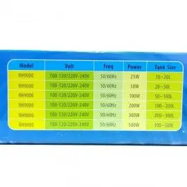 CALENTADOR ACUARIO TERMOSTATO RINSING PECES PECERA 300W
