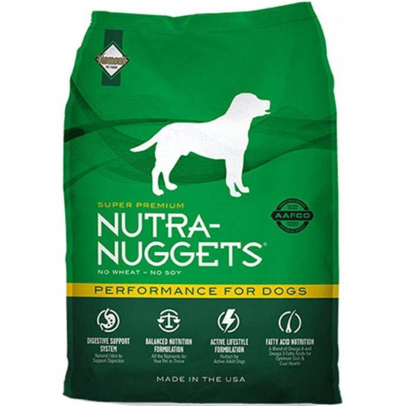 NUTRA NUGGETS PERROS PERFORMANCE 15 KG