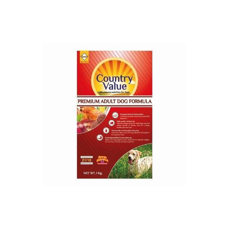 COUNTRY VALUE PERROS ADULTOS 7.5 KG