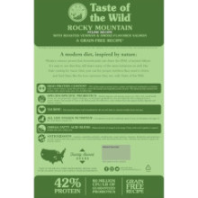 TASTE OF THE WILD FELINE ROCKY MOUNTAIN SALMON VENADO 500GR
