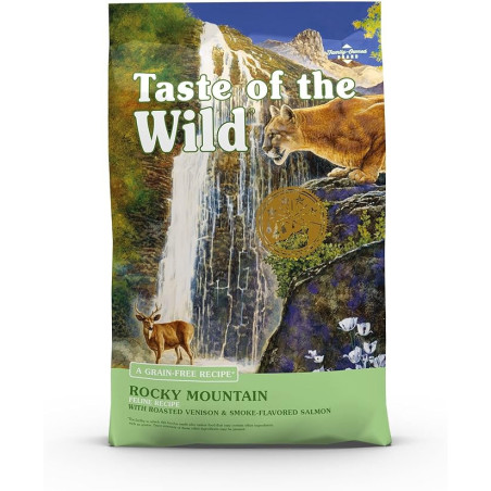 TASTE OF THE WILD FELINE ROCKY MOUNTAIN SALMON VENADO 5 LB