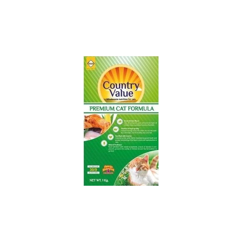 COUNTRY VALUE GATOS ADULTOS 2 KG