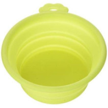 COMEDERO DE SILICONA PLEGABLE COLOR VERDE