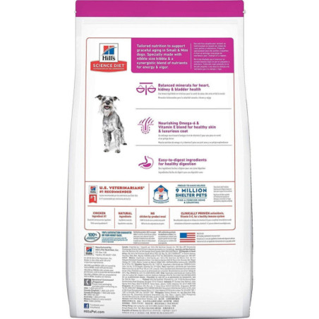 ALIMENTO HILLS MATURE & TOY BREED 4,5LB ADULTOS RAZAS PEQUEÑAS