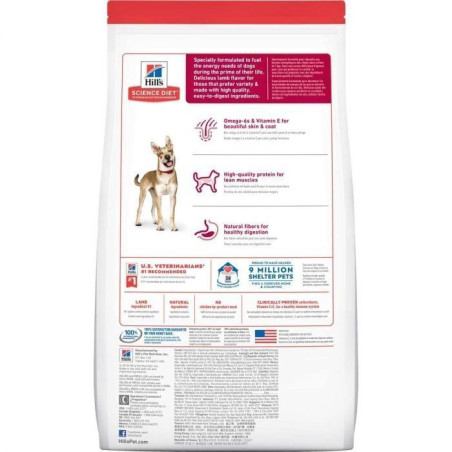 ALIMENTO HILLS LAMB & RICE OB 15,5LB PERROS ADULTOS
