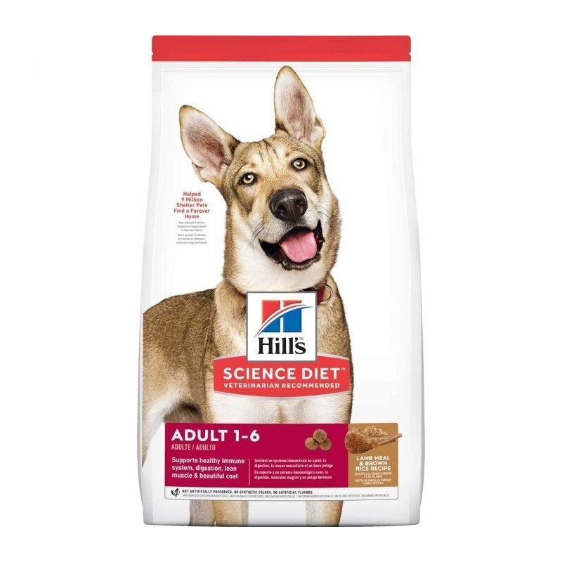 ALIMENTO HILLS LAMB & RICE OB 15,5LB PERROS ADULTOS