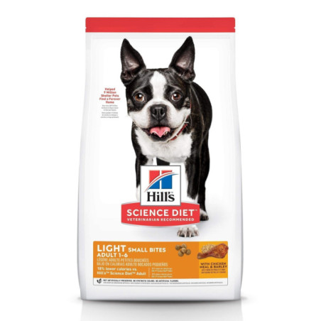 ALIMENTO HILLS ADULTOS 1-6 LIGHT SB 5LB PERROS