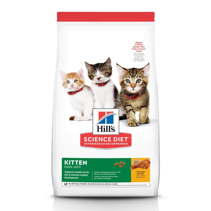 ALIMENTO HILLS GATOS KITTEN 7LB CACHORROS