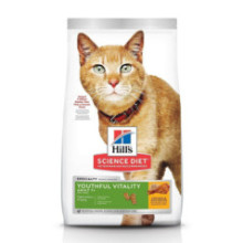 ALIMENTO HILLS YOUTHFUL V ADULTO 7+ 3lb GATOS