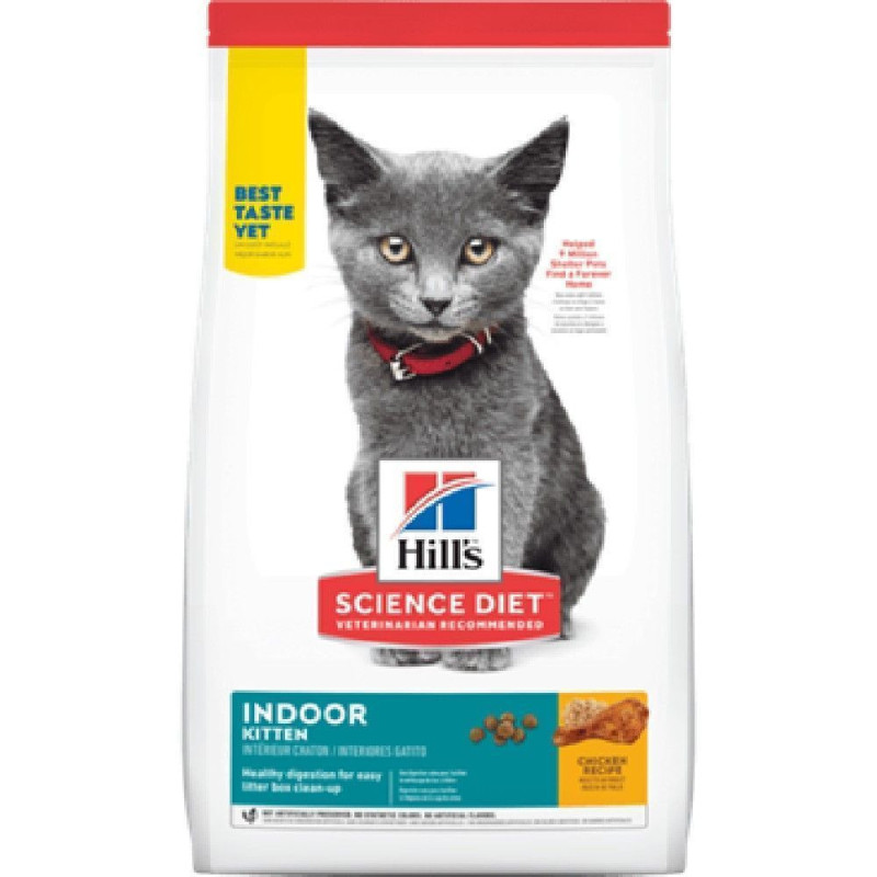 ALIMENTO HILLS GATOS KITTEN INDOOR 3,5 LB CACHORROS