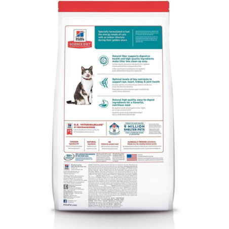 ALIMENTO HILLS GATOS SENIOR 11+ INDOOR AGE DEFYING 3,5LB