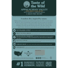 TASTE OF THE WILD APALACHAN VALLEY SM BRED 5 LB