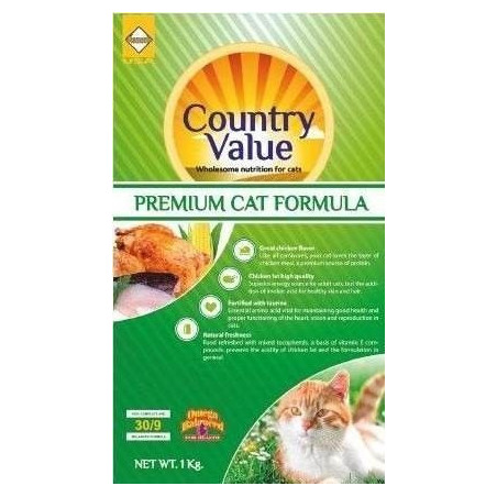 COUNTRY VALUE GATOS ADULTOS 500 GR
