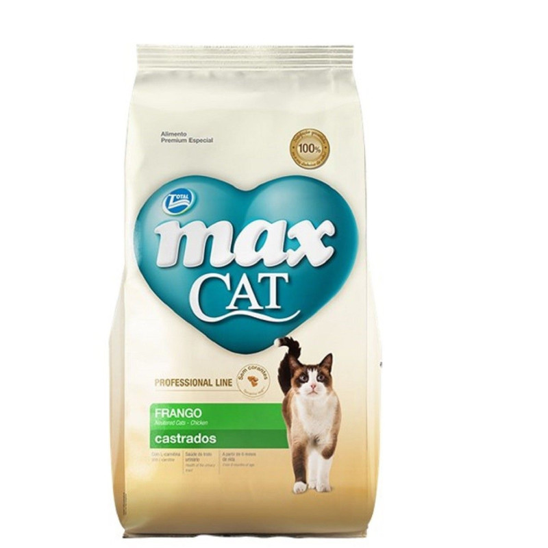 GATOS MAX CAT CASTRADOS 3KG ALIMENTO