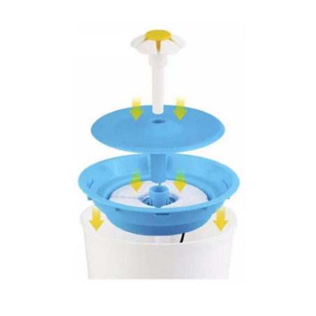 FUENTE FLOR PEQUEÑA AZUL 1.6 L