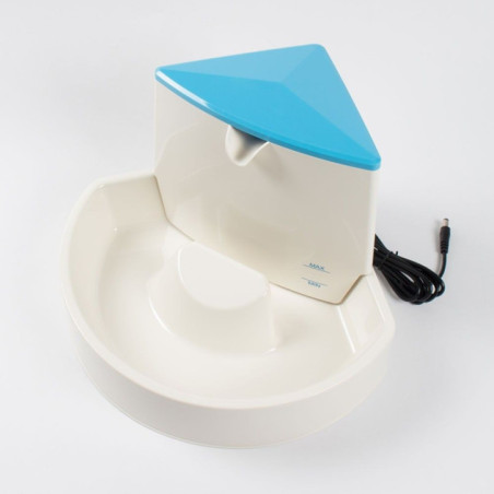 FUENTE PARA PERROS O GATOS DE ESQUINA AZUL 2.5 L