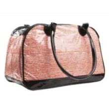 BOLSO TRANSPORTADOR PARA PERRO 41X20X25CM ROSADO