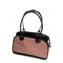 BOLSO TRANSPORTADOR PARA PERRO 41X20X25CM ROSADO