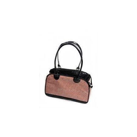 BOLSO TRANSPORTADOR PARA PERRO 41X20X25CM ROSADO