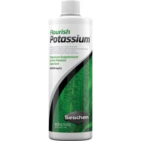 Seachem Flourish Potassium 500 ml – potasio para plantas de acuario